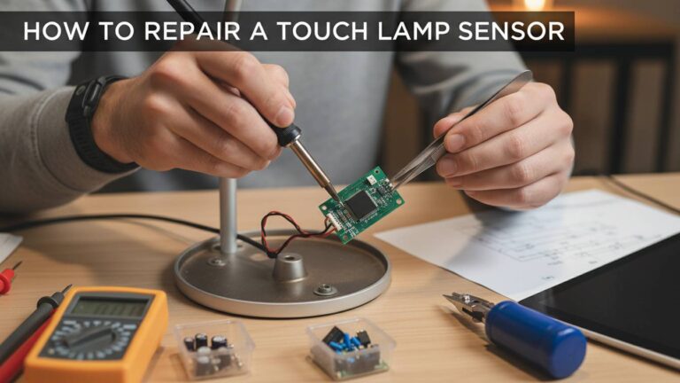 How to Repair a Touch Lamp Sensor