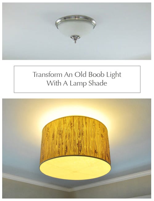 How to Hang a Lamp Shade from the Ceiling