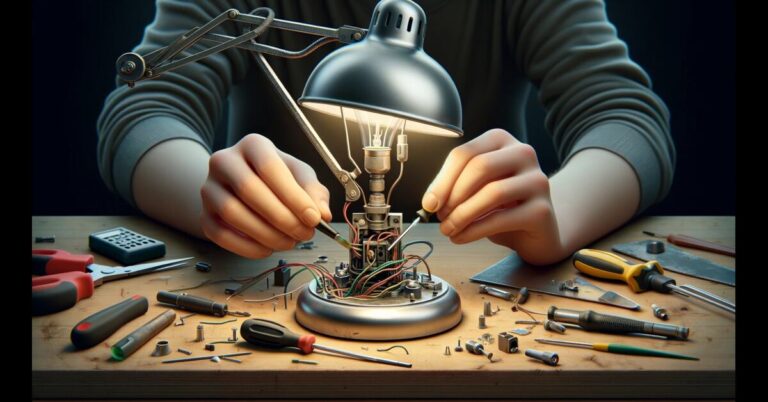 How to Fix a Desk Lamp Switch