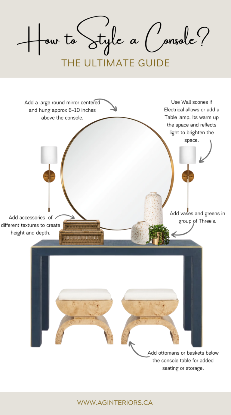 How Tall Should Lamp Be on Foyer Table