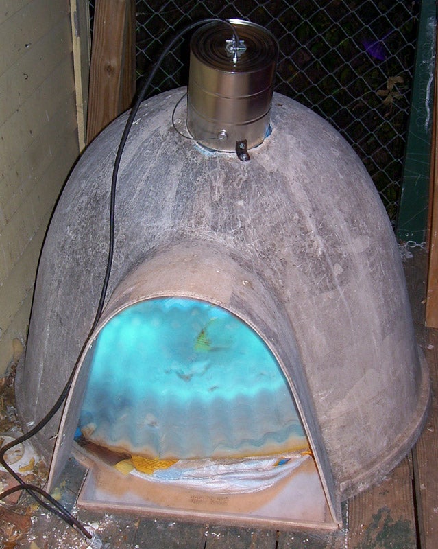 How Warm Will a Heat Lamp Keep a Dog House