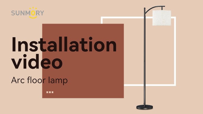 How to Assemble Arc Floor Lamp
