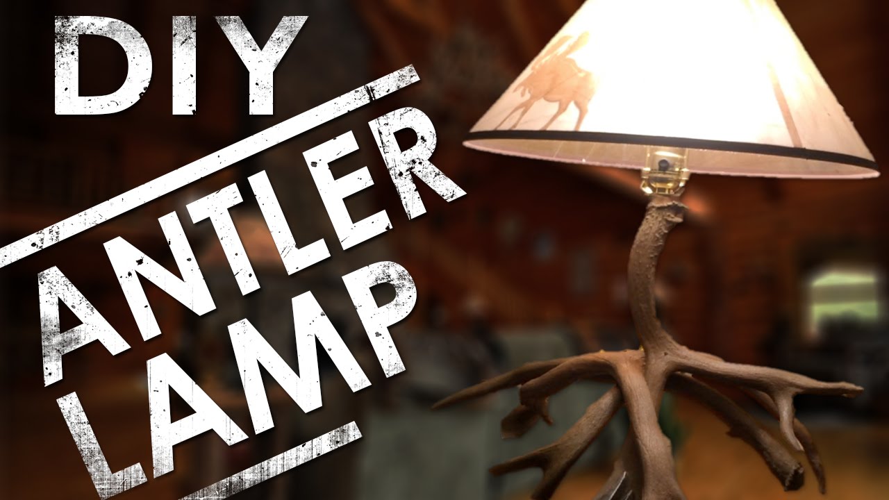 How to Make a Deer Antler Table Lamp
