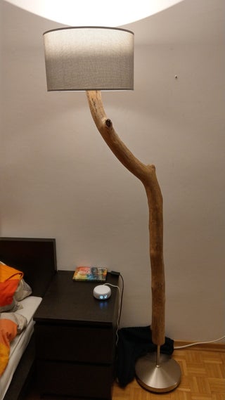 How to Make a Driftwood Floor Lamp