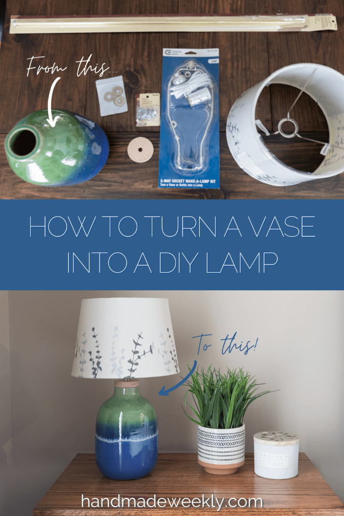 How to Make a Table Lamp from a Vase