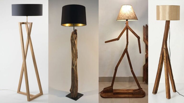 How to Make a Wooden Floor Lamp