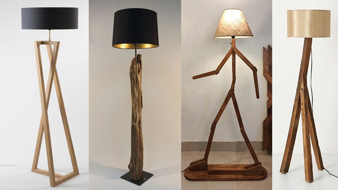 How to Make a Wooden Floor Lamp