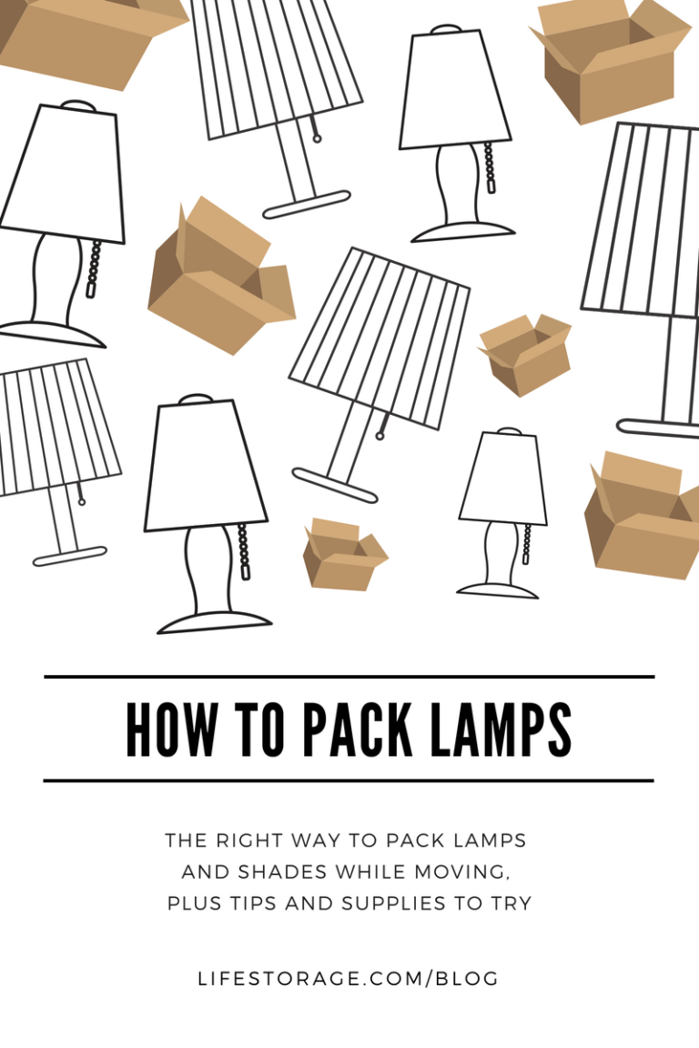 How to Pack a Table Lamp for Moving