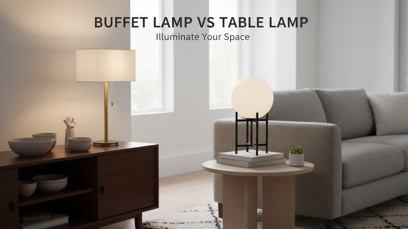 Buffet Lamp Vs Table Lamps