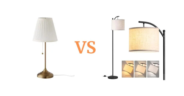 Floor Lamp vs Table Lamps Which is Better for You