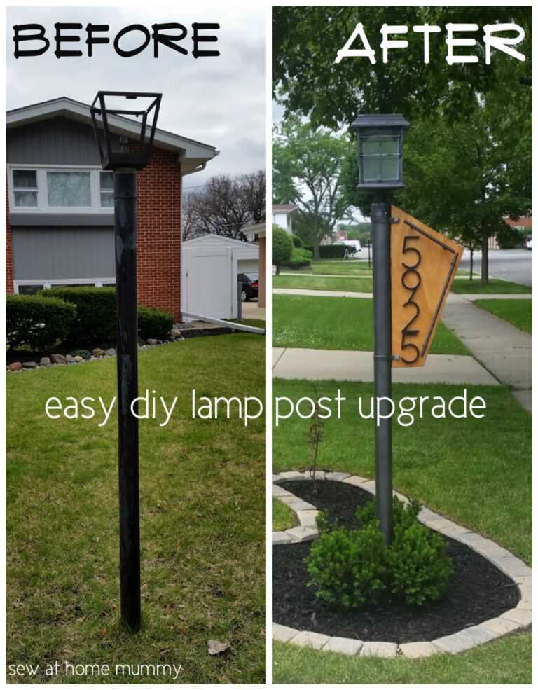how to convert lamp post to solar