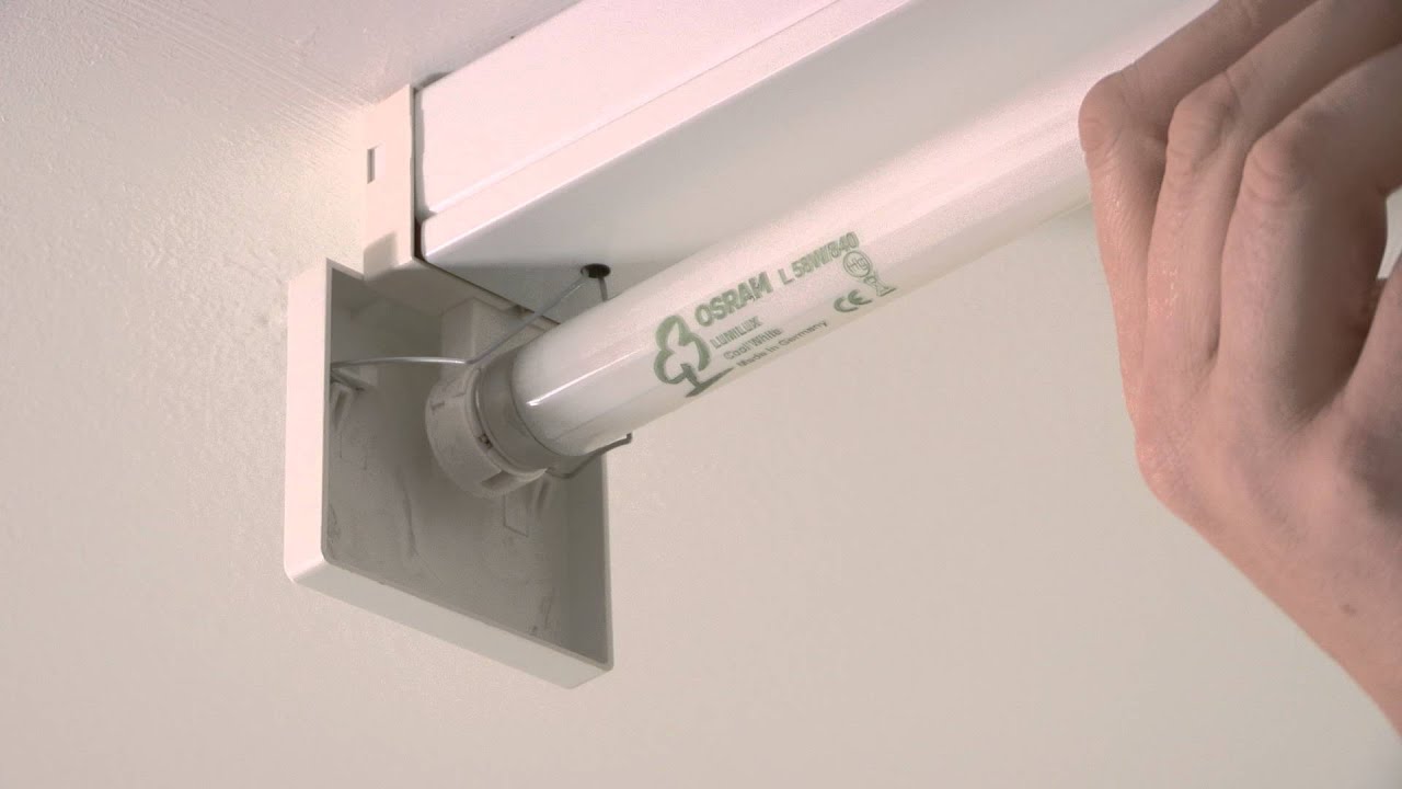 how to fix fluorescent lamp