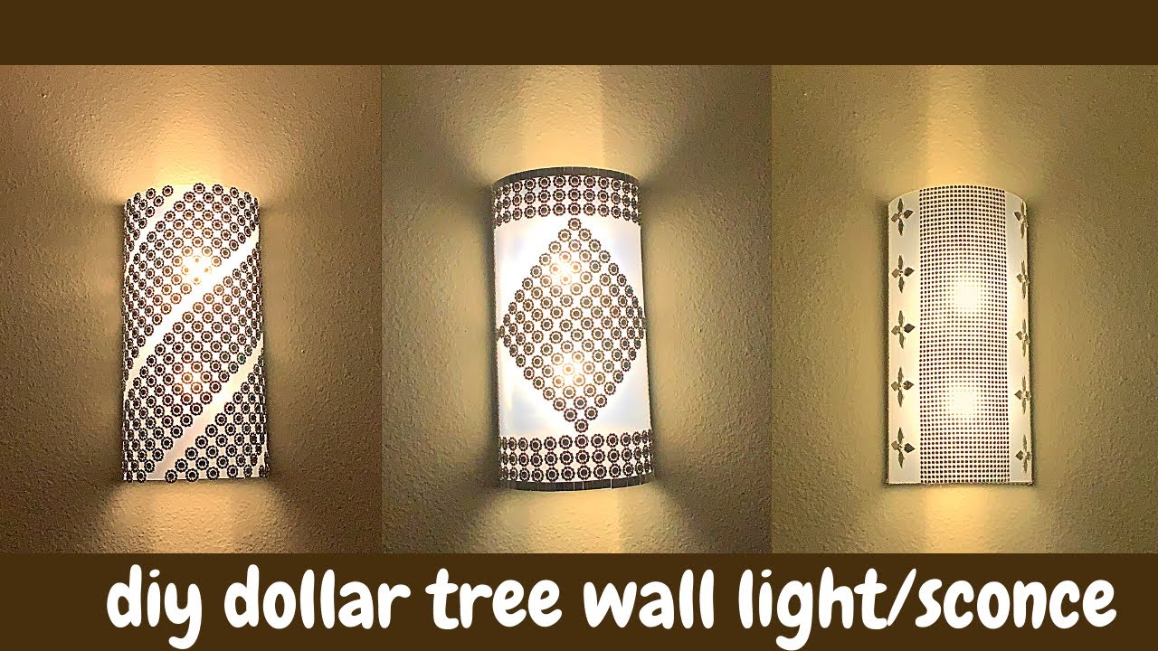 how to make a wall mounted lamp