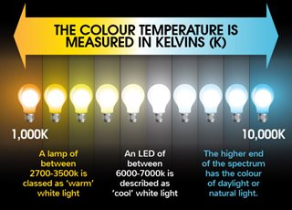 why fluorescent lamp glows white in colour