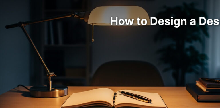 how to design a desk lamp