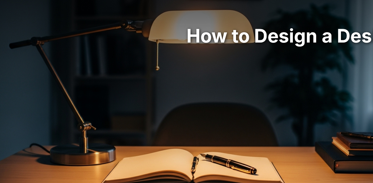 how to design a desk lamp