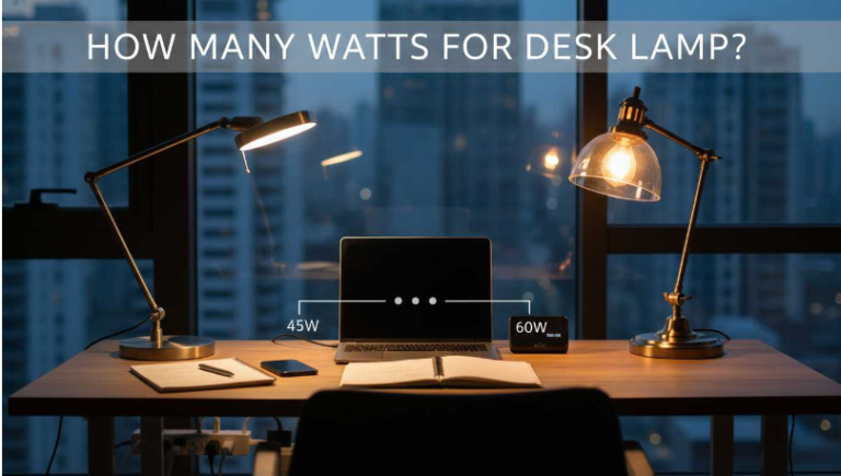 How Many Watts for Desk Lamp