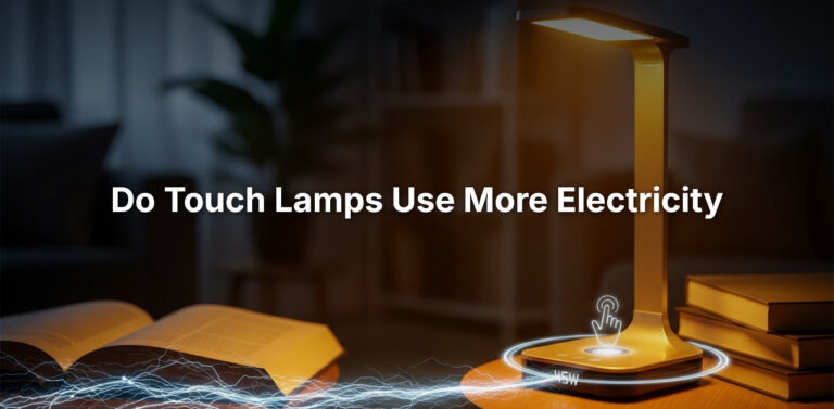 do touch lamps use more electricity