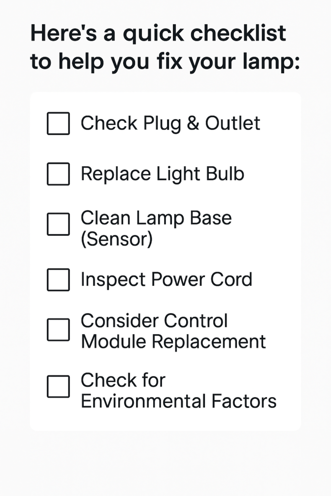quick checklist