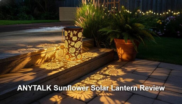ANYTALK Sunflower Solar Lantern Review