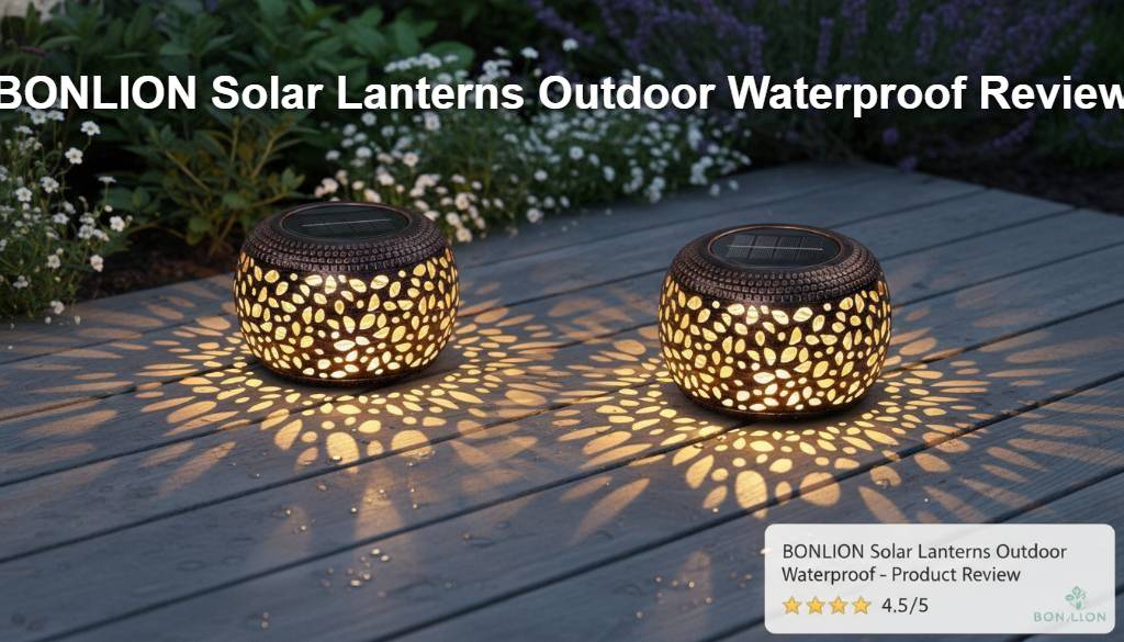 BONLION Solar Lanterns Outdoor Waterproof Review