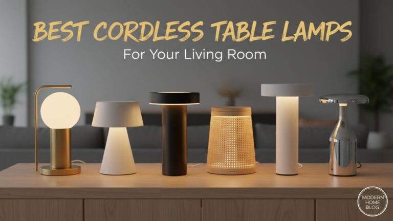 Best Cordless Table Lamps for Living Room