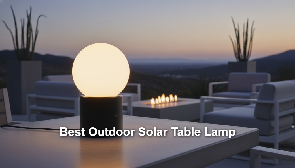 Best Outdoor Solar Table Lamp