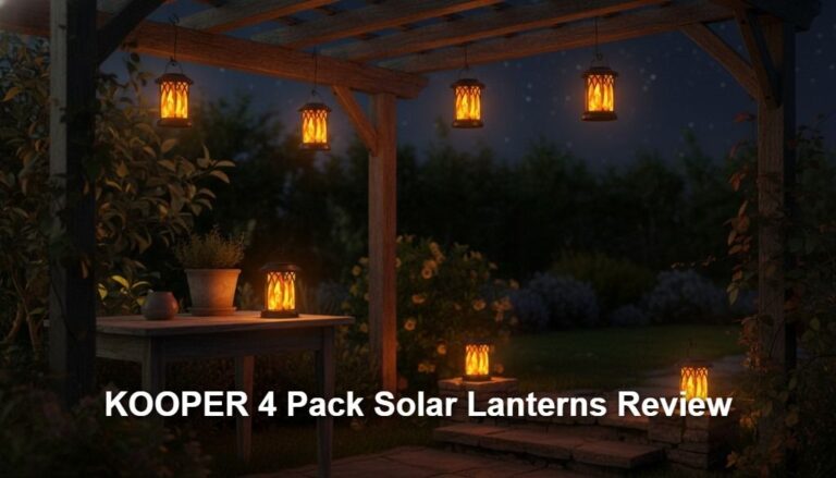 KOOPER 4 Pack Solar Lanterns Review