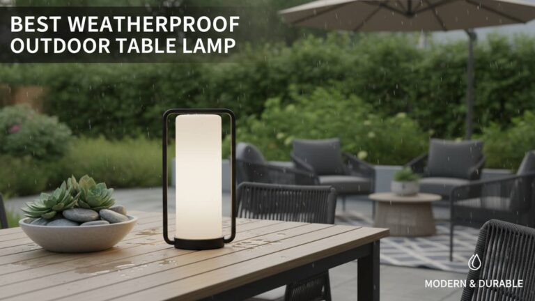 best weatherproof outdoor table lamp