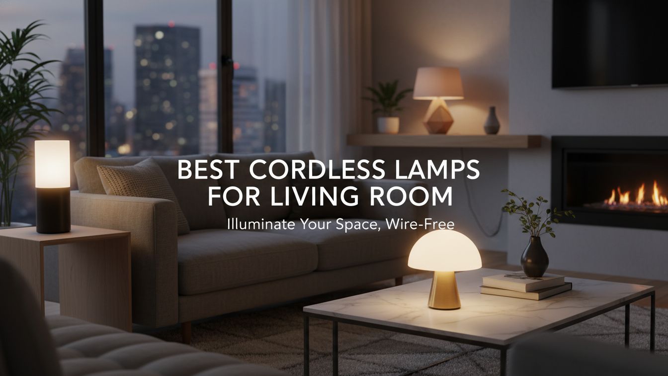 Best Cordless Lamps for Living Room